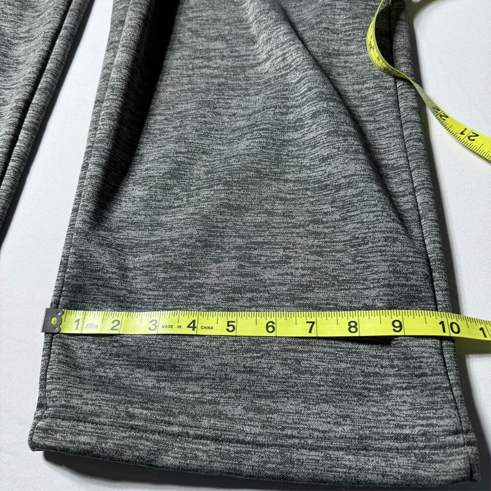 Adidas Sweatpants Mens Medium Climawarm Gray Athletic Logo Streetwear Fleece - Picture 11 of 14